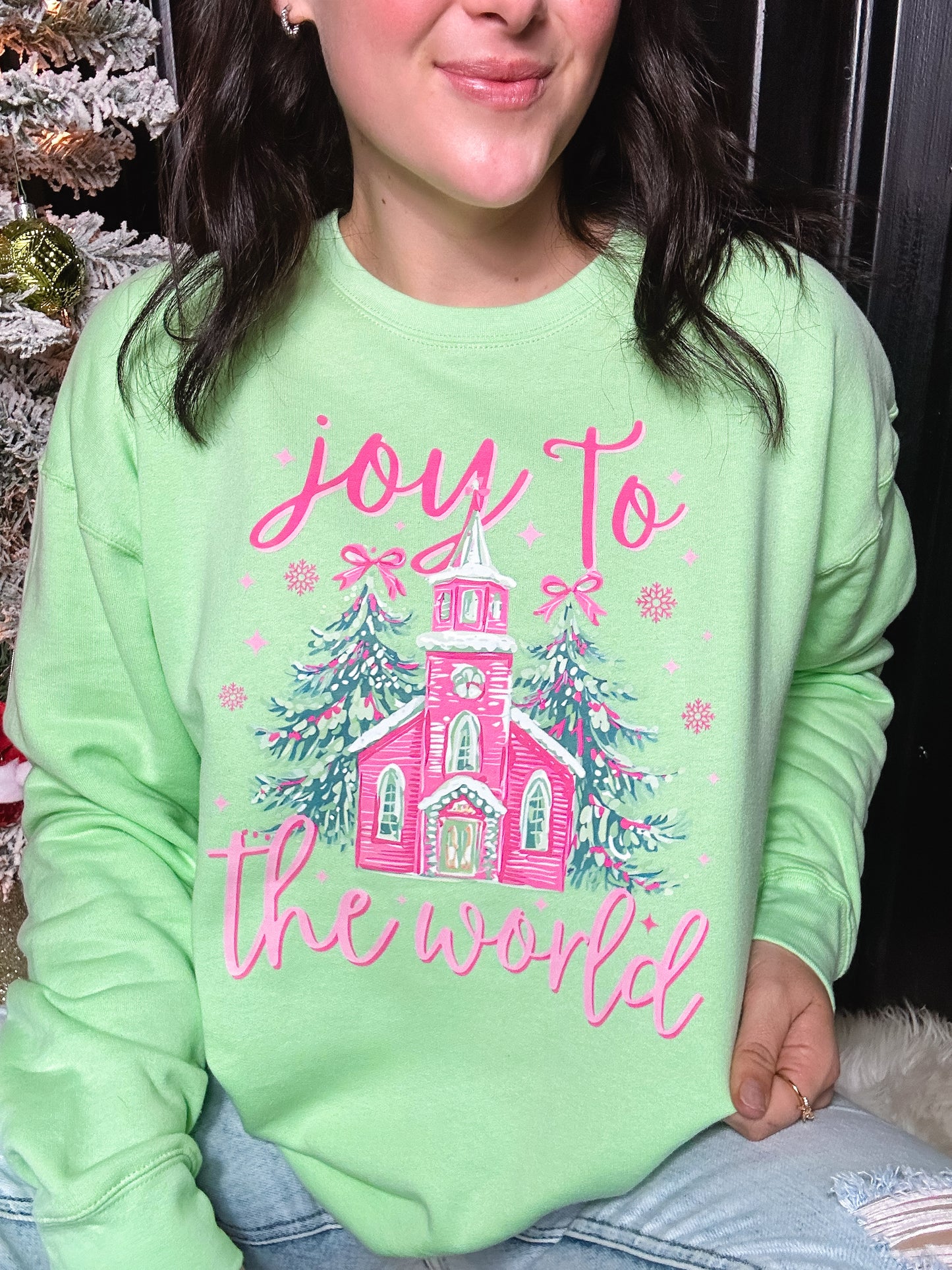 Joy To The World Graphic Sweatshirt