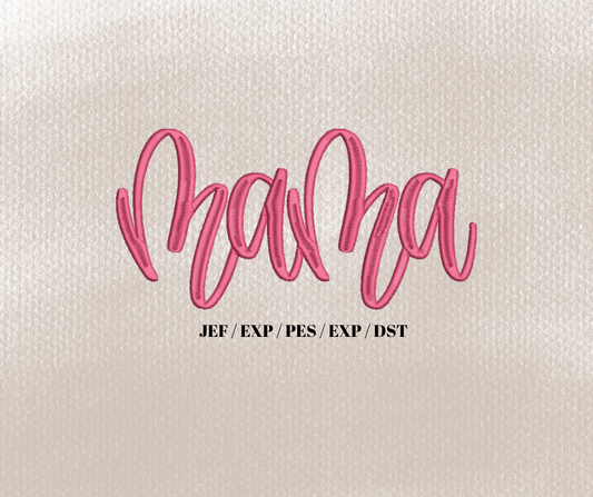 Mama Hand Lettered Embroidery Design